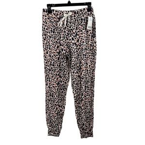 Honeydew Intimates Leopard Print‎ Travel Light Jogger Size XS New